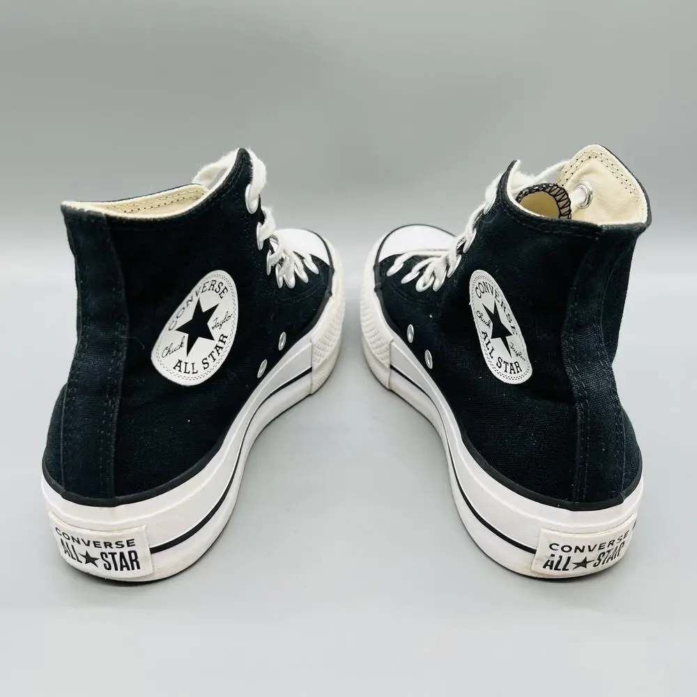 Converse Shoes Womens 6.5 Black Canvas Chuck Taylor All Star 2 High Top Sneakers